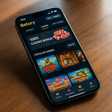 Betory - Mobile Platform - Responsive Gaming Experience